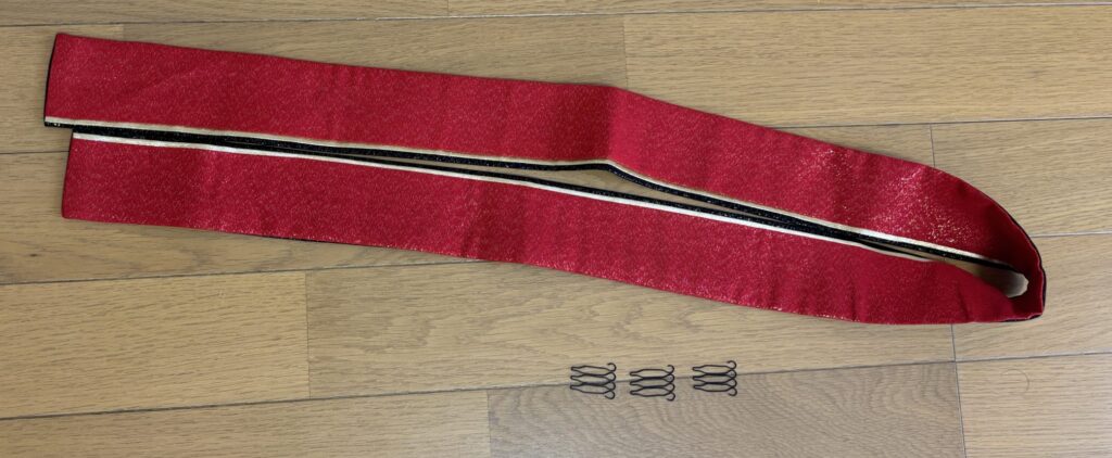 伊達衿と着物クリップ